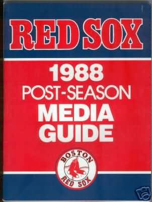 1988 Boston Red Sox Post Season